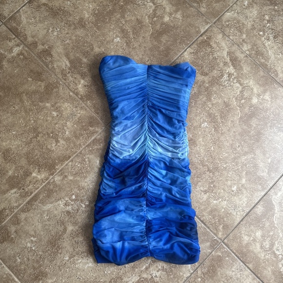 NWT ZARA SHORT PRINTED TULLE DRESS - Picture 1 of 4